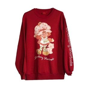 Strawberry shortcake red sweat shirt long sleeve
